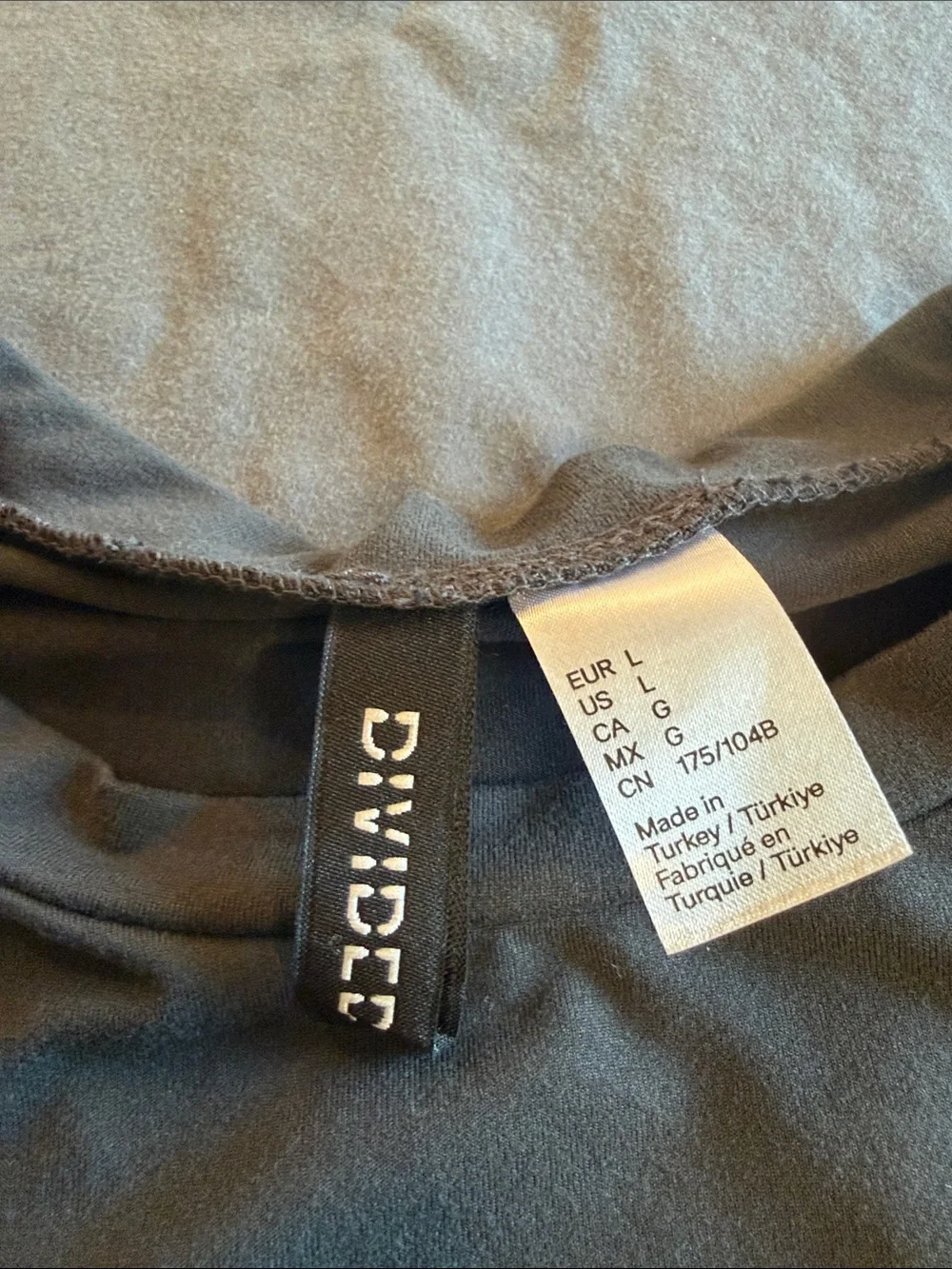 Madewell Boxy Crewneck Tee in Slate Gray